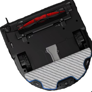 Rowenta X-Plorer Seria 240 RR9675WH, Li-Ion, 8000Pa, 0.35L, Negru