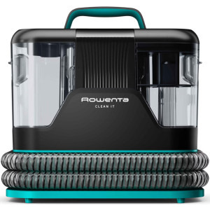 Rowenta Clean It IN5020F0, cu spalare, 750W, 1.5L, Negru/Verde