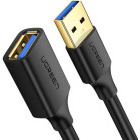 Cablu periferice Ugreen US129 Extensie USB tip A 3.2 Gen 1 Male la USB tip A 3.2 Gen 1 Female, 5 m, Negru