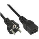 Cablu componente InLine Power Cable 16A Type F - IEC320/C19 1.5m, Negru