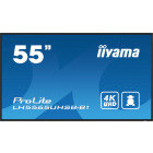 Monitor LED IIyama Smart ProLite LH5565UHSB-B1 54.6 inch UHD IPS 8 ms 60 Hz