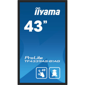 IIyama Smart ProLite TF4339AS-B1AG Touchscreen 42.5 inch UHD IPS 8 ms 60 Hz
