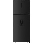 Frigider Heinner HF-HM413NFD, 413 L, Full No Frost, Clasa E, Inverter, Control electronic, Iluminare LED, Dozator apa, 178 cm, Inox Antracit