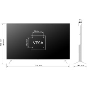 KIVI Smart TV 55U760QW Seria U760QW 139cm alb 4K UHD HDR