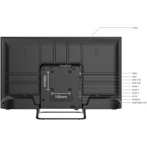 Smart Tech 32HN01V Seria HN01V 81cm negru HD Ready