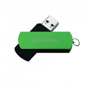 Exceleram P2 16GB USB 2.0 Black/Green