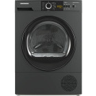 Uscator de rufe Heinner HHPD-V9T1CHSA++, Pompa de caldura, 9 kg, Clasa A++, Iluminare interioara, Gri