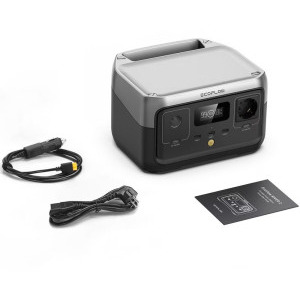 EcoFlow Power Station River 2, statie portabila stocare energie, 600 W, 256 Wh