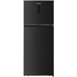 Frigider Heinner HF-HM415NFDXE++, 413 L, Full No Frost, Clasa E, Inverter, Control electronic, Iluminare LED, 178 cm, Inox Antracit