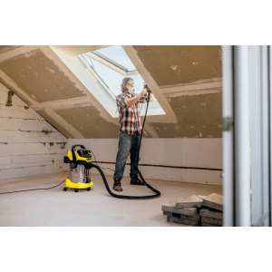 Karcher WD 6 P S V-30/6/22/T, cu sac, 1300W, 30L, Galben/Negru/Argintiu