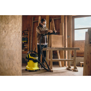 Karcher WD 6 P S V-30/6/22/T, cu sac, 1300W, 30L, Galben/Negru/Argintiu