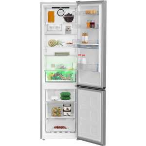 Beko B5RCNA405HDXB, 355 L, Clasa D, No Frost, ProSmart Inverter, HarvestFresh, AeroFlow, MaxStore, Dozator apa, 203 cm, Inox