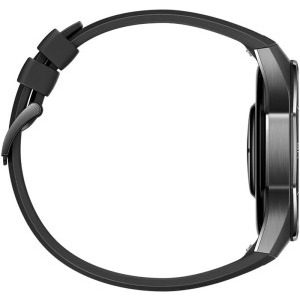 Huawei Watch GT 5 Pro, 46mm Tarnish Titanium, curea Black Fluoroelastomer