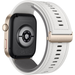 Huawei Watch D2, Gold aluminum, curea White Composite Leather