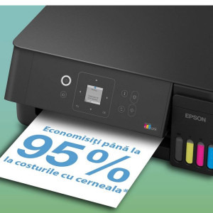 Epson EcoTank L3360, InkJet CISS, Color, Format A4, Wi-Fi