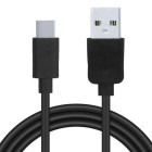 Cablu de date / adaptor Spacer USB Male la USB-C Male, Angled, 1.8 m, Black