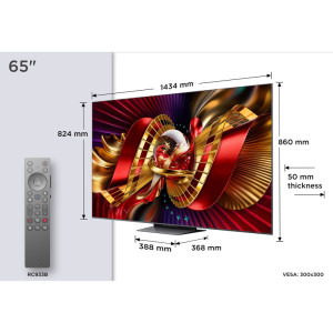 TCL Smart TV SQD-MiniLed 65C8L Seria C8L 164cm 4K UHD HDR