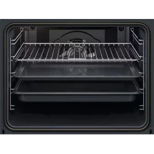 Electrolux EOD7P86H, Electric, 72 L, Autocuratare pirolitica, SteamBake, MultiLevel, AirFry, Grill, Clasa A++, Negru