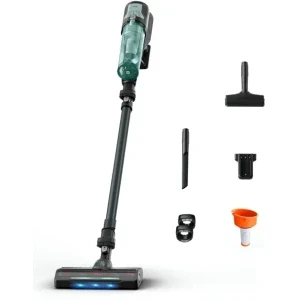 Rowenta X-Force 8.80 RH1831E0, vertical, 250W, Negru/Verde