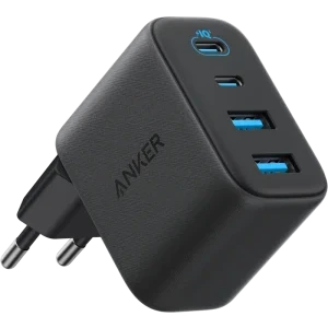 Anker Zolo A121EG11, 2x USB-C, 2x USB, Quick Charge 50 W, GaN, Black