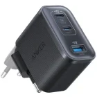 Incarcator retea Anker Nano A121AL11, 2x USB-C, 1x USB, Quick Charge 70 W, GaN, Black