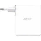 Incarcator retea Aukey PA-B7O, 2x USB-C, 1x USB, Quick Charge 140 W, White