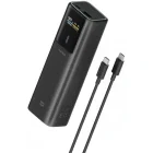 Baterie externa Cuktech 1C1A, 10000 mAh, 1x USB, 1x USB-C, 150 W, Display, Negru
