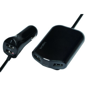 Logilink PA0149, 4x USB, Black