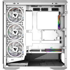 Gaming DRAGON Prime Alb, AMD Ryzen 5 7500X3D 4.0GHz, 32GB DDR5, 1TB SSD, RTX 5070 12GB GDDR7, Iluminare RGB