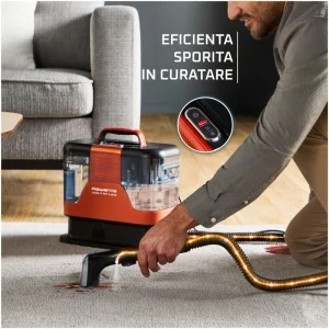 Rowenta Clean It Hot & Cold IN7011F0, cu spalare, 1150W, 1.5L, Portocaliu/Gri
