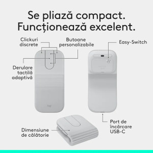 Logitech Mobi Fold Wireless White