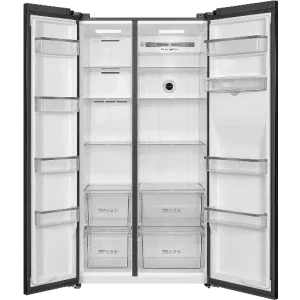 TCL RP631SLE1, 631 L, Clasa E, Total No Frost, Inverter, AAT, Swing Flow, Dozator de apa, Control electronic, 177 cm, Gri
