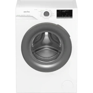Masina de spalat rufe Arctic APLM2WFSU28411WGS, Slim, 8 kg, 1400 RPM, Clasa A, Silent Inverter, ExtraSteam, IronExpress, Alb