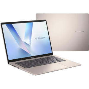 ASUS 14'' Vivobook 14 M1407KA, WUXGA, Procesor AMD Ryzen™ AI 5 330 (8M Cache, up to 4.5 GHz), 16GB DDR5, 1TB SSD, AMD Radeon 820M, Win 11 Home, Platinum Gold