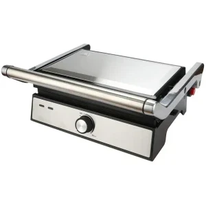 iHunt Gratar electric Bro Dual Grill XXL, 1500W, Argintiu