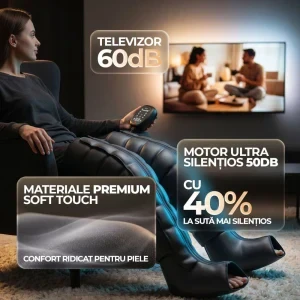 iHunt Aparat de presoterapie si drenaj limfatic PressoTherapy 8X Boots, Compresie pneumatica