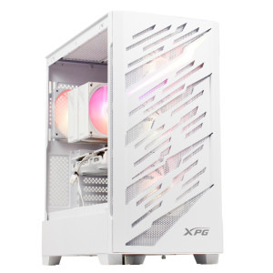PC Gaming DRAGON Epic Alb, Intel i5-14600K 3.5GHz, 32GB DDR5, 2TB SSD, RTX 5060 Ti 16GB GDDR7, Iluminare RGB
