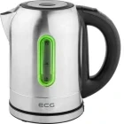 Fierbator ECG RK1785, 2000W, 1.7L, Inox/Negru