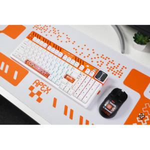 QwertyKey Apex White/Orange