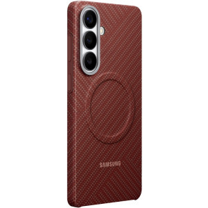 Samsung Capac protectie spate Carbon Magnet Coralred pentru Galaxy S26 Plus