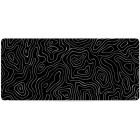 Mouse pad QwertyKey Topographic Black