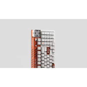 QwertyKey 100 Apex RGB White Liniar Prelubrifiat V2 Switch Mecanica