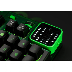 QwertyKey 100 Matrix RGB Black Tactil Prelubrifiat V2 Switch Mecanica