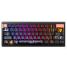 Tastatura Gaming QwertyKey 61 Pro Fallout RGB Black Liniar Prelubrifiat V2 Switch Mecanica