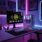 PC Gaming ZMEU Alb Battle Pack (include PC Gaming, Monitor Gaming, Mouse, Tastatura, Casti, Mouse pad)