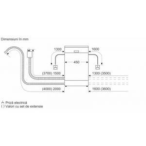 Bosch SPV2IKX10E, 9 seturi, 5 programe, Clasa F, Home Connect, 45 cm