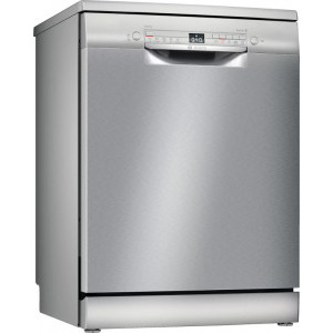 Masina de spalat vase Bosch SMS2ITI33E, 12 seturi, 5 programe, Clasa E, EcoSilence Drive, ExtraDry, AquaStop, ActiveWater, Home Connect, 60 cm, Inox