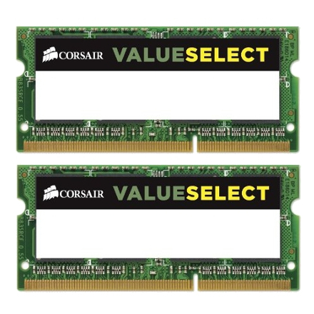 Memorie notebook Corsair ValueSelect, 8GB, DDR3, 1600MHz, CL11, 1.35v, Dual Channel Kit