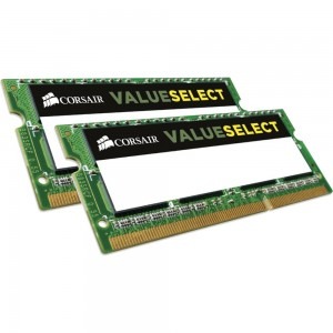 Corsair ValueSelect, 8GB, DDR3, 1600MHz, CL11, 1.35v, Dual Channel Kit