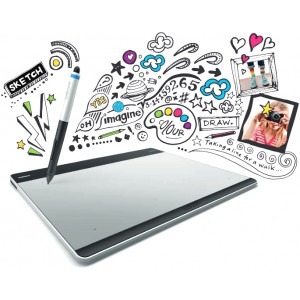 WACOM Intuos, Pen&Touch S, argintiu, Intuos pen eraser